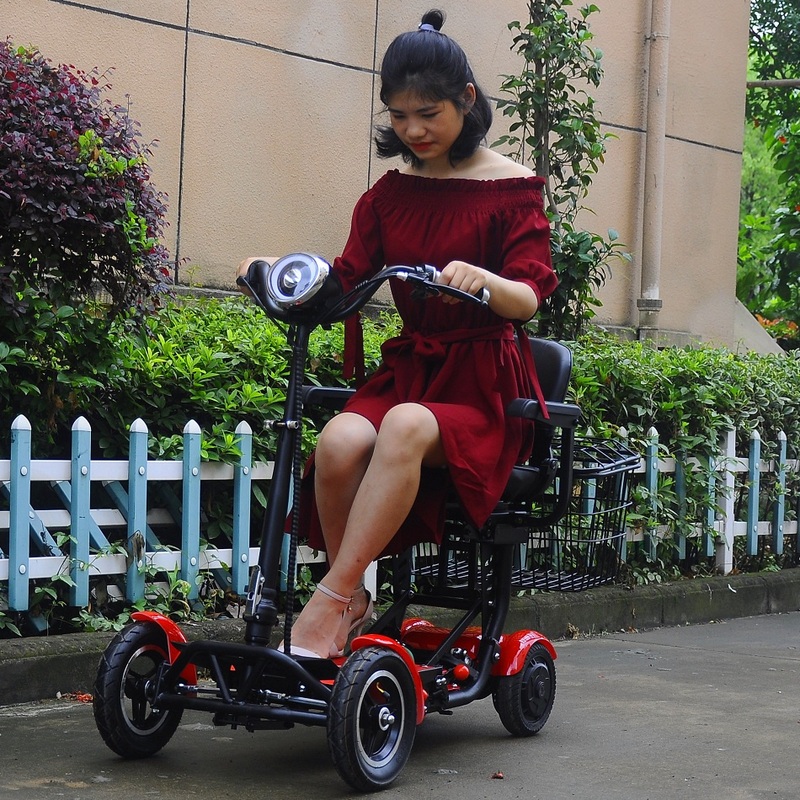 Japanese Popular Sale Kids 350W 8 Inch Foldable Scooter Electric Bicycle