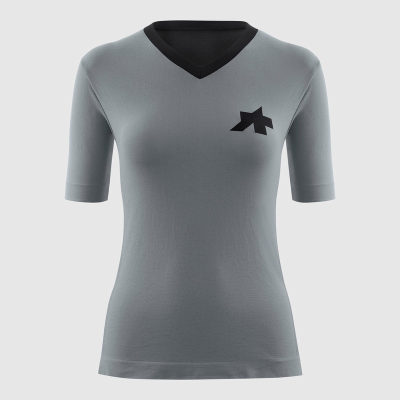 Maglia donna Assos Tactica Tech T5 – Grigio