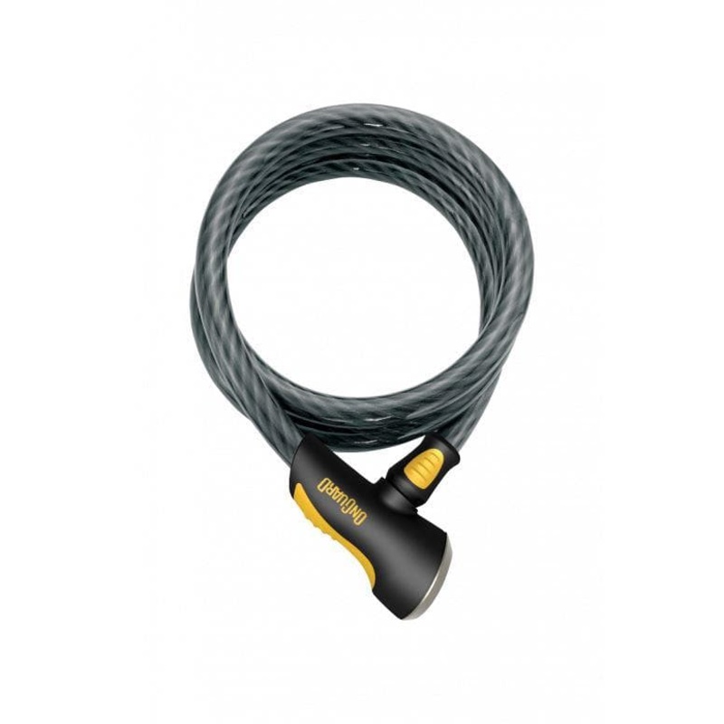 OnGuard Akita 20mm Cable Lock 100 – Black/Yellow – 100cm
