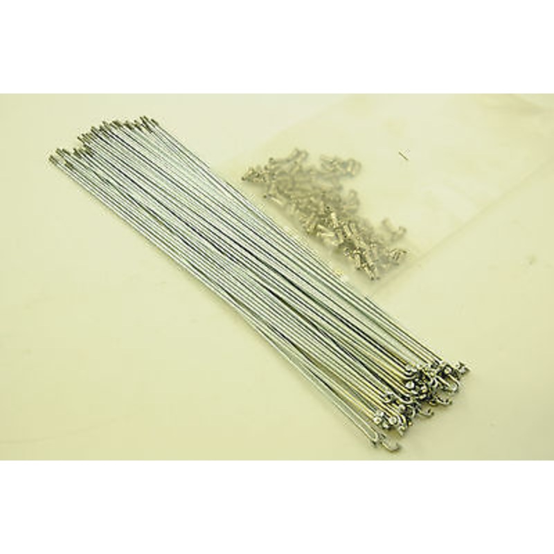80x 294mm 14 GAUGE SPOKES + NIPPLES MAY SUIT 700c (622) RIM WHEEL TREKKING BIKE