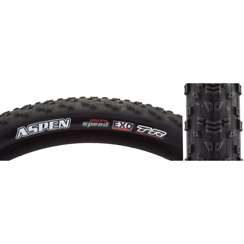 Maxxis Aspen Tire 29×2.4 F170 EXO/TR/WT Silica