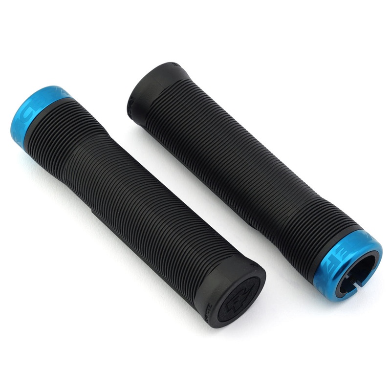 Race Face Chester Lock-On Grips (Black/Turquoise) (31mm)