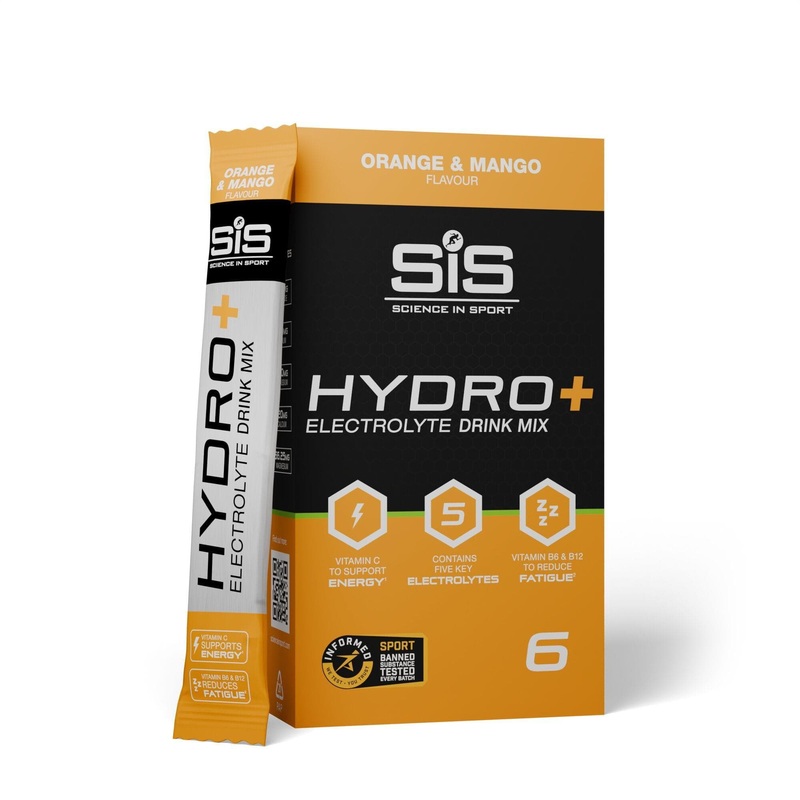 Science In Sport Hydro+ Stick Powder Orange Mango – 4.5g – Pack of 6