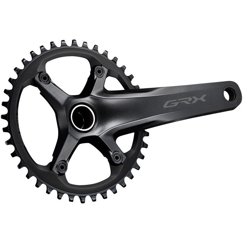 Shimano GRX FC-RX600-1 Crankset – 172.5mm 11-Speed 40t 110 BCD Hollowtech II Spindle Interface BLK