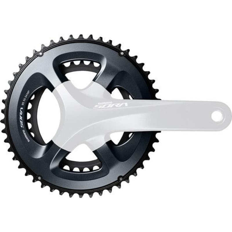 Shimano Sora FC-R3000 Sora 9 speed double outer chainring 50T-MP for 50-34T