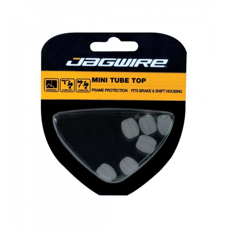 Jagwire Mini Tube Tops – Clear – 6 pack