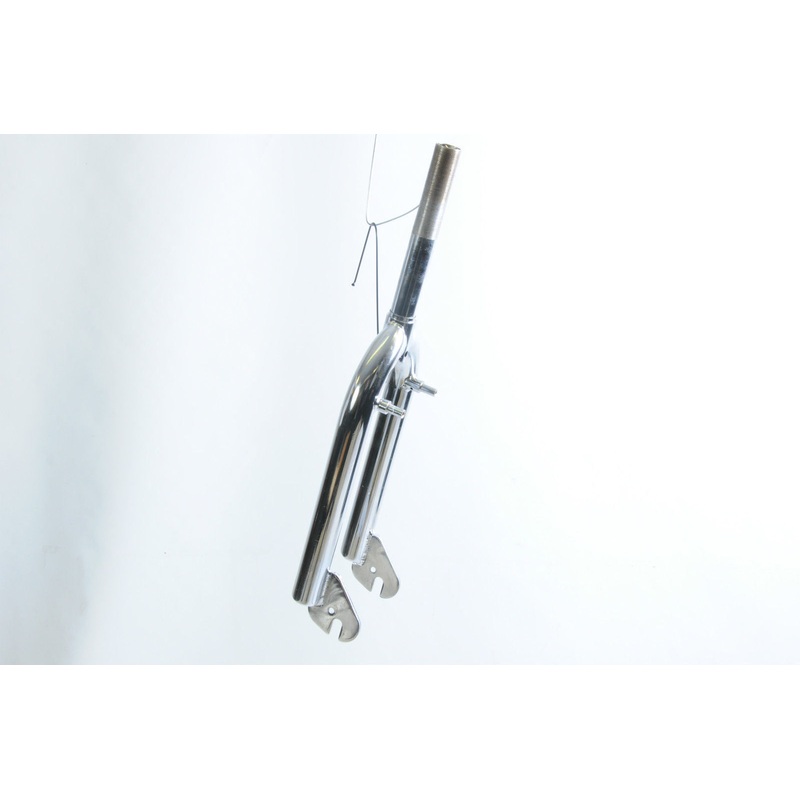 20 BMX CHROME THREADED FORK 1 FOR 22.2mm STEM U BRAKE BOSSES SUIT FREESTYLER