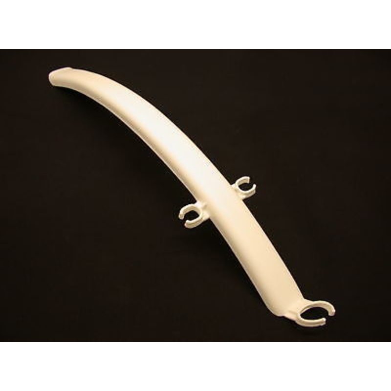 REAR CLIP ON SPLASH MUDGUARD ROAD SPORTS OR FIXIE BIKE WHITE