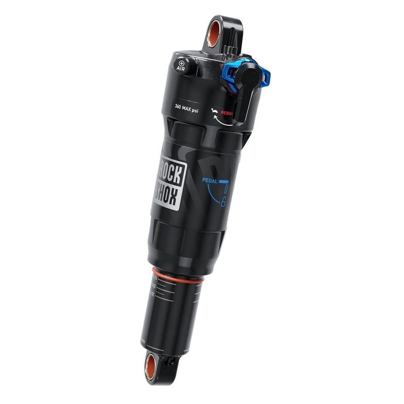 Rockshox Rear Shock Deluxe Ultimate Rct – Linear Air, 0 Neg/1 Pos Token, Linearreb/Lowcomp,380Lb Lockoutforce, Trunnion Standard – C1: Black 165X42.5(Tr)