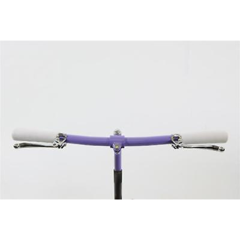 540mm PURPLE BIKE HANDLEBAR COMPLETE ASSEMBLY WITH BRAKE LEVERS & GRIPS CHEAP