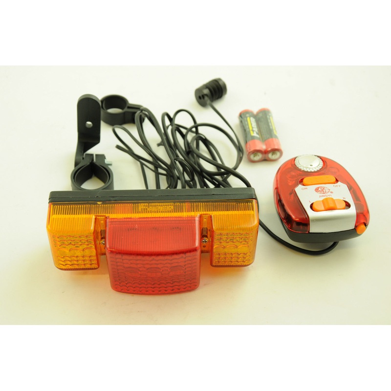 BIKE INDICATOR LIGHTS, REAR BRAKE LIGHT & MULTI SOUND SIREN CARRIER MOUNT