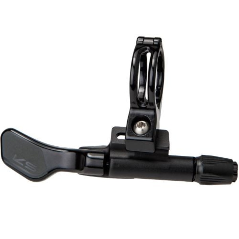 KS Southpaw Levers and Parts|KS Southpaw Carbon Remote Under Bar Lever|KS Southpaw Alloy Reverse Alloy Underbar Remote for 1 x Drivetrain Systems with Inline Barrel Adjuster Suitable for Forward & Reverse Cable Orientation|KS Southpaw Alloy Remote Under B