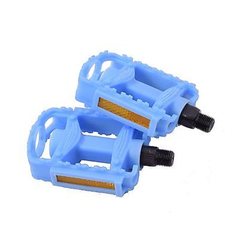 PAIR CHILDRENS KIDDIES 1-2 BIKE PEDALS NON-SLIP SUIT OPC ONE PIECE CRANK BLUE