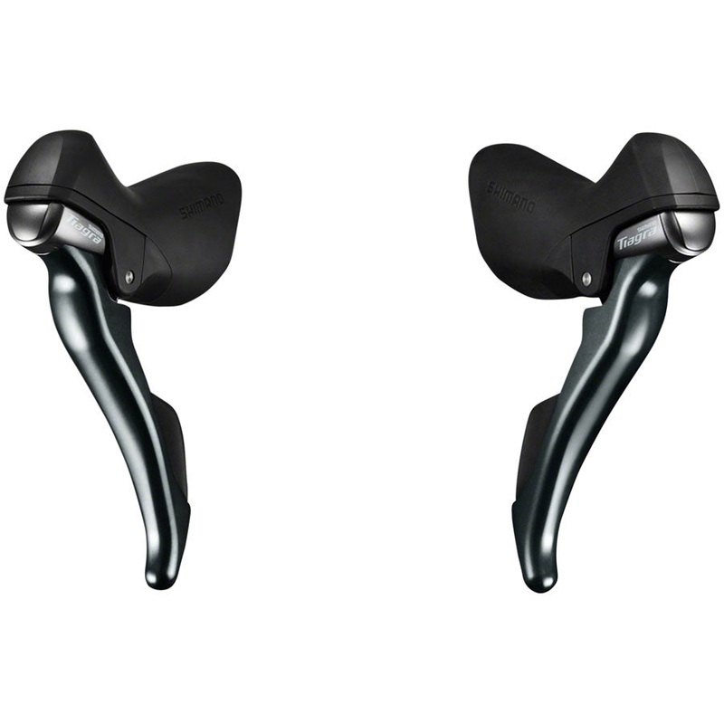 Shimano Tiagra ST-4700 2x 10-Speed Shift/Brake Lever Set – Dual Control BLK