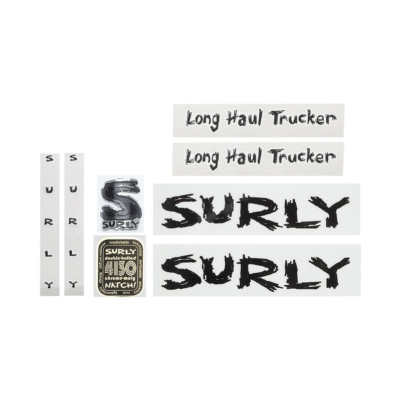 Surly Decal Sets|Surly Intergalactic Decal Set Black|Surly Intergalactic Decal Set White|Surly Born To Lose Decal Set Black|Surly Pacer Decal Set Black|Surly Pacer Decal Set White|Surly Overspray Decal Set Black|Surly Overspray Decal Set White|Surly Long