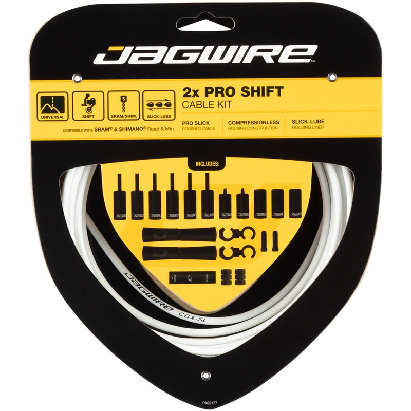 Jagwire Pro Shift Kit Road/Mountain SRAM/Shimano White