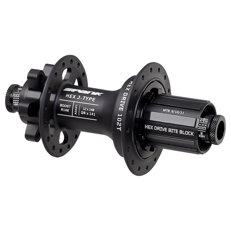 Spank – Black Hex Drive J-Type Rear