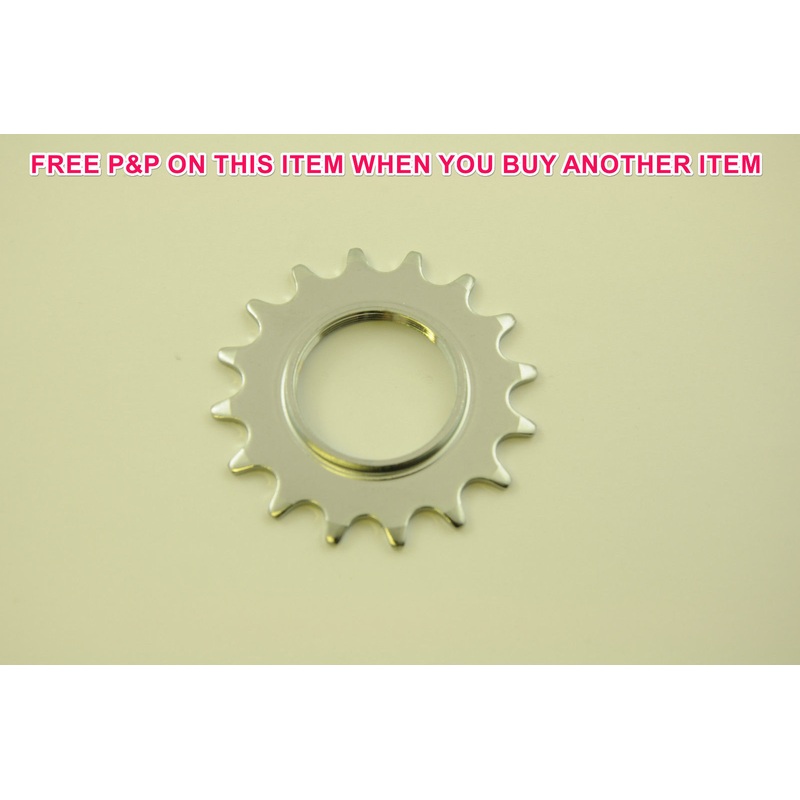 FIXIE 16 TEETH 1-8 CP SPROCKET COG FOR FIXED WHEEL BIKES & FLIP FLOP WHEELS