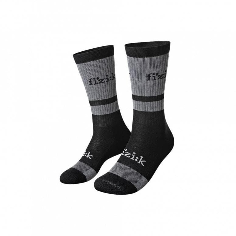 Fizik Off-road Cycling Socks – Grey/Black – Large