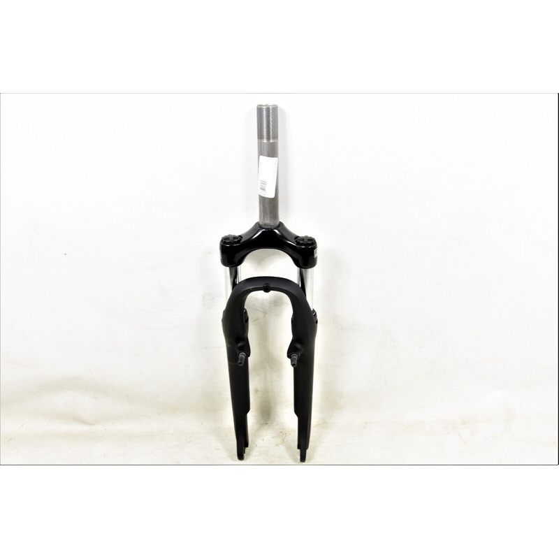 24 Suntour M100 Bike Suspension Fork 1 1/8 166mm Threaded Steerer V Brake Black