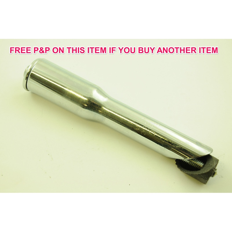 CONVERTER FROM CONVENTIONAL QUILL TYPE H-BAR STEM to A-HEAD 22.2mm-25.4mm CHROME