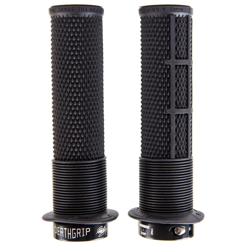 DMR DeathGrip Flange Lock-On Grips Thick (31.3mm)-Black