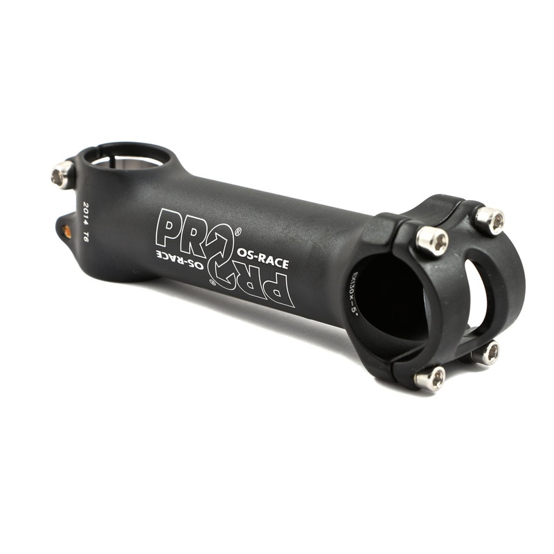 PRO 25.4 & 28.6mm RACING BIKE AHEAD HANDLEBAR STEM FOR OVERSIZE HANDLEBARS BLACK