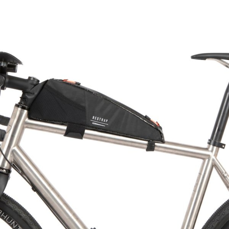 Restrap Race Top Tube Bag|Restrap Race Top Tube Bag – Black