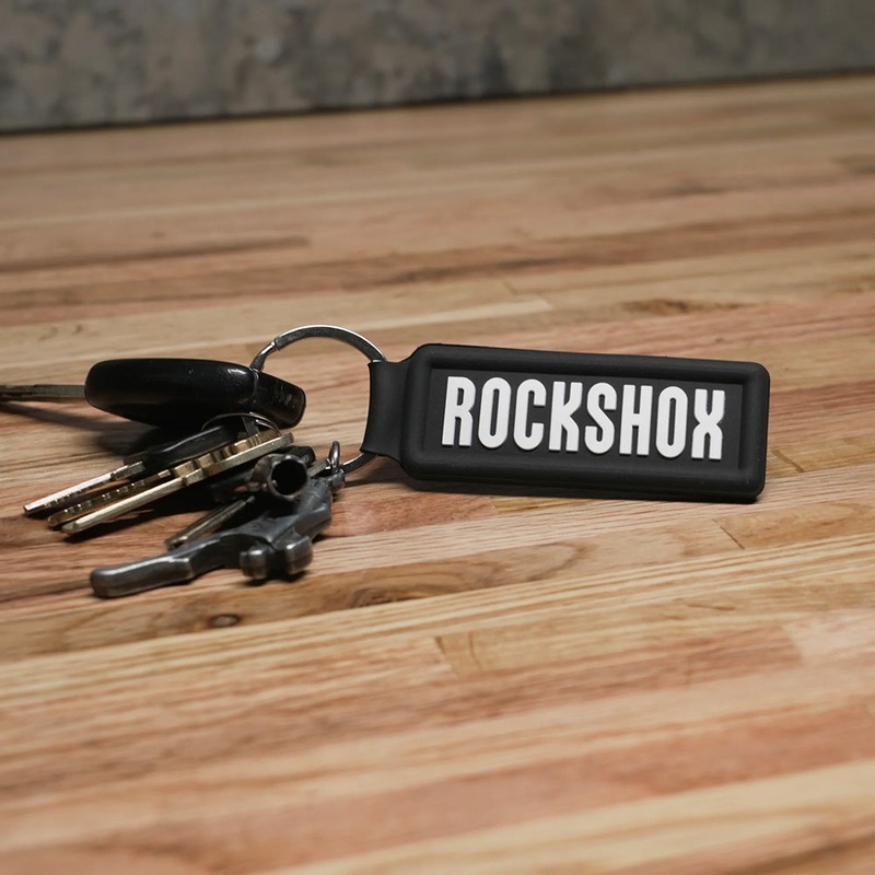 RockShox Key Ring|RockShox Logo Rubber Keychain