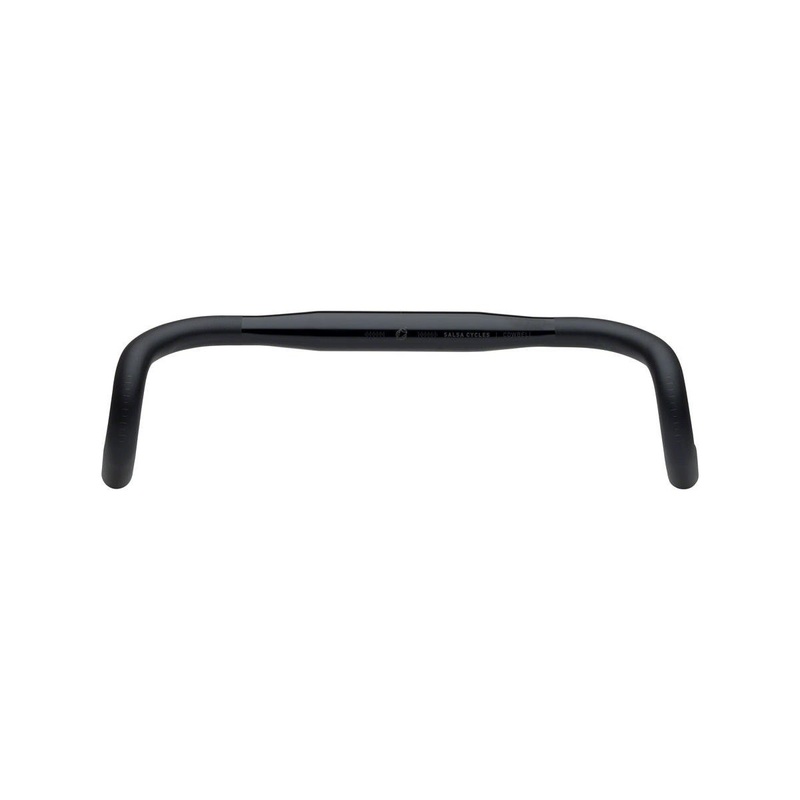 Salsa Cowbell Deluxe Drop Handlebar (Black) (31.8mm) (42cm) (12 Flare)