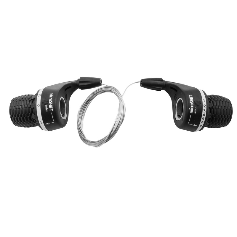 SHIMANO COMPATIBLE SET 21 SPEED MICROSHIFT TWIST GRIP BIKE GEAR SHIFTERS 7 x 3