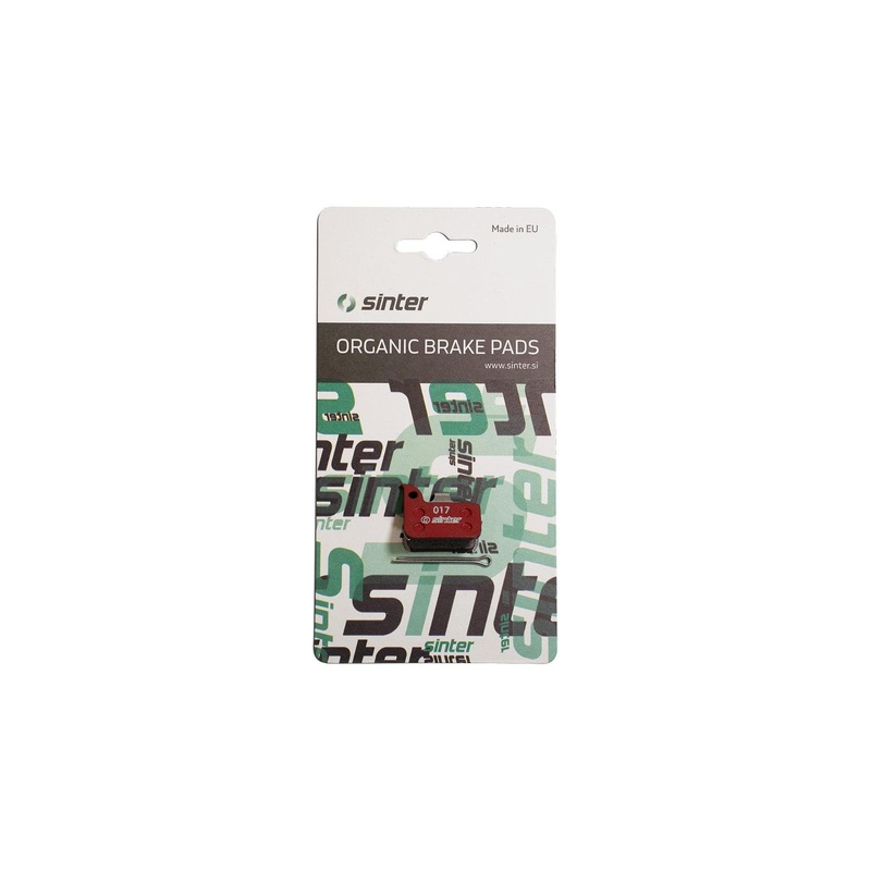 Sinter Disc Brake Pads – 017 Sram S514 – Single Pair Blister Pack: Red