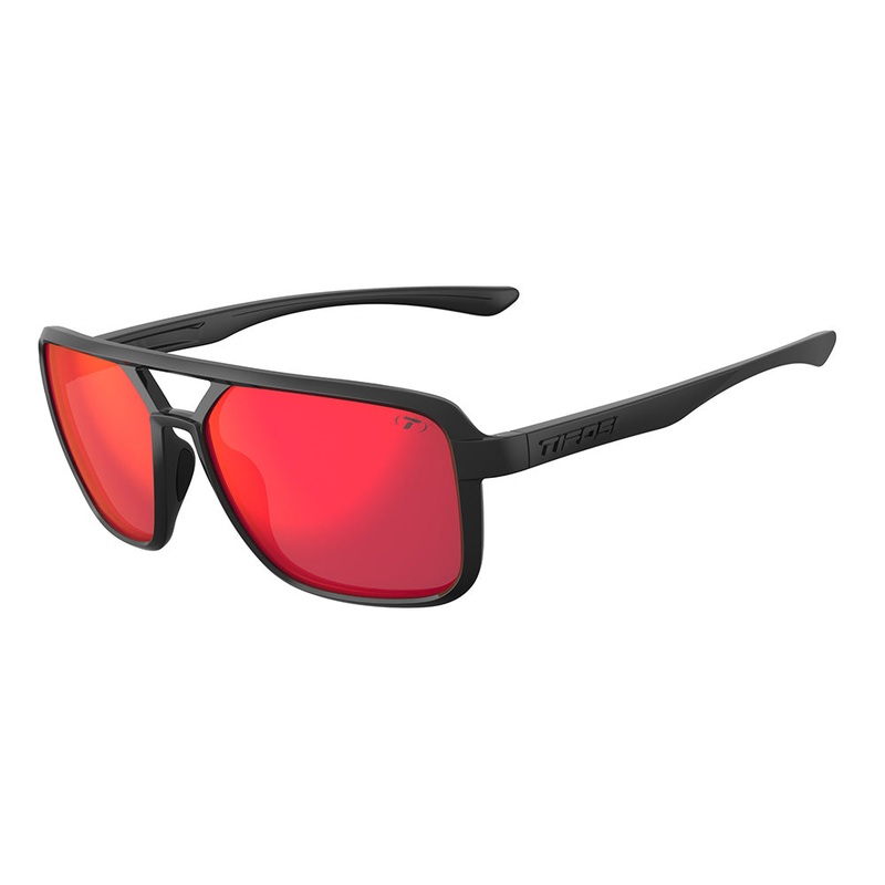 Tifosi Salto|Tifosi Salto Sunglasses Blackout with Smoke Red Mirror Lens|Tifosi Salto Sunglasses Blackout with Smoke Lens