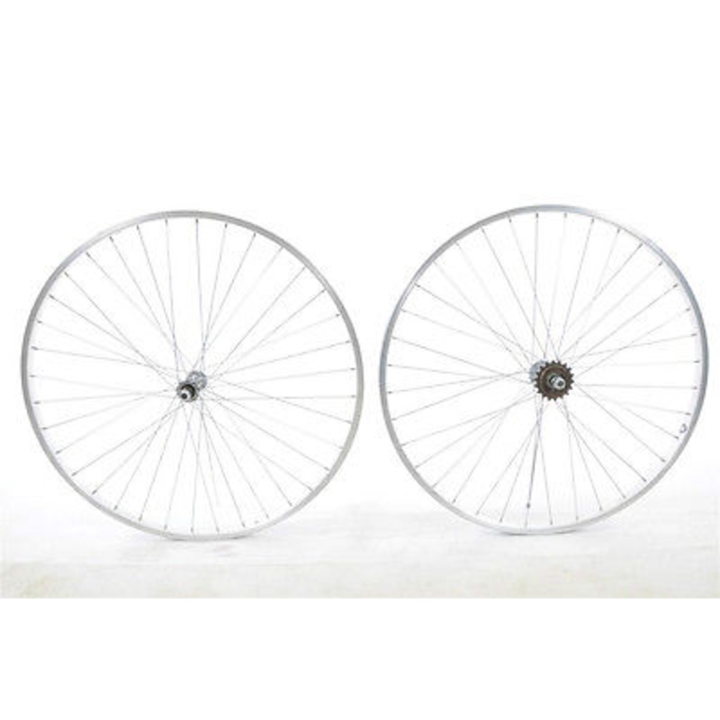 TREKKING 700C (622X19) PAIR SPECIAL BUILD SINGLE SPEED CONVERSION ALLOY WHEELS