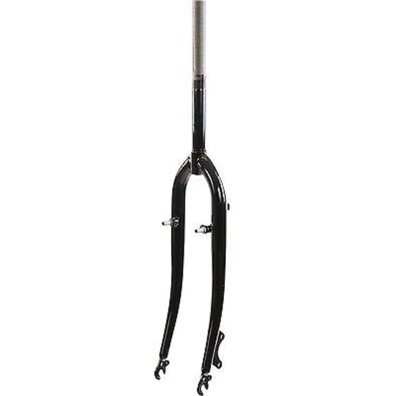 700c HYBRID FORKS V BRAKE & DISC MOUNT 1 STEERER 25.4mm LONG THREADED FORK