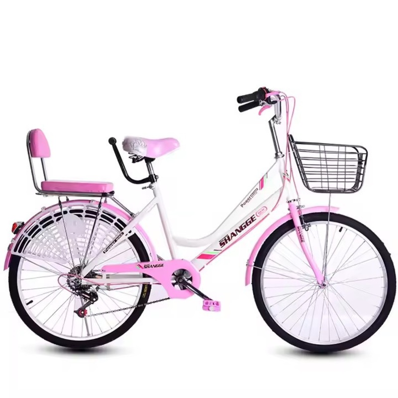 Lady Bicycles 24 26 New Model Multi 7 Gears Bicycle 7 Speed Lady Bike/ City Bike with 7 Speed for Hot Sale