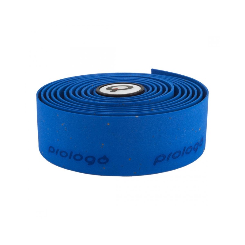 Prologo Plaintouch Cork Handlebar Tape (Blue) (Two Rolls)