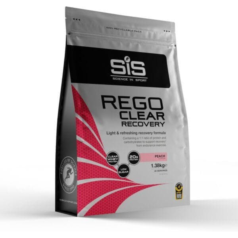 Science In Sport REGO Clear Whey Protein Drink – 1.38kg – Peach