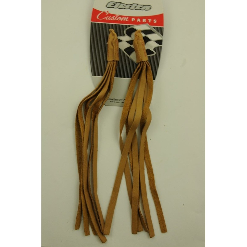 ULTIMATE 70s RALEIGH CHOPPER ACCESSORY LEATHER HANDLEBAR STREAMERS TASSELS