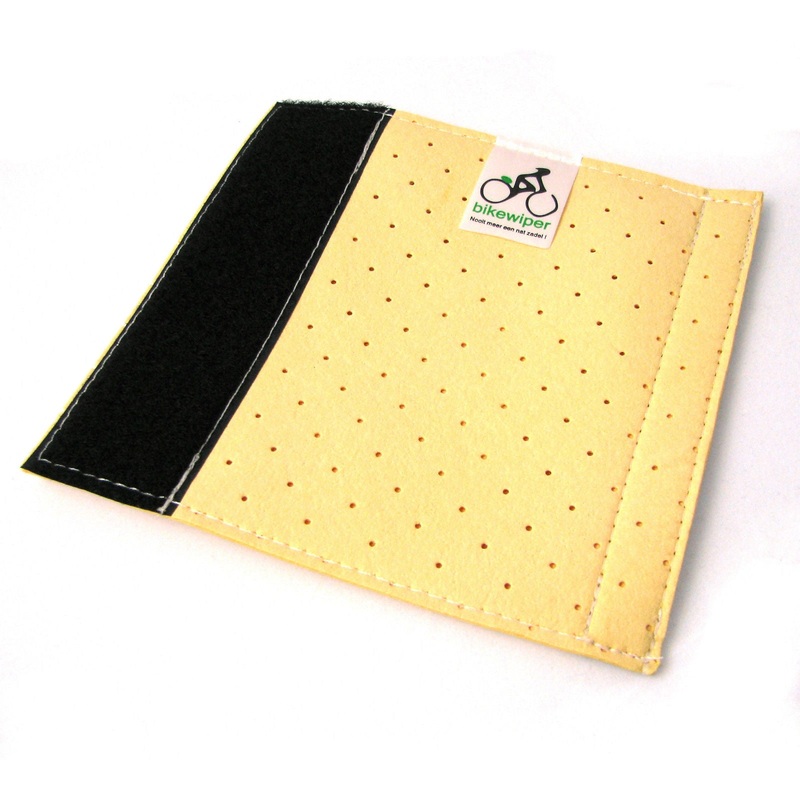 BIKEWIPER EXCLUSIVE BIKE SADDLE WIPER PERFORATED CHAMOIS TYPE FRAME FIT CLOTH