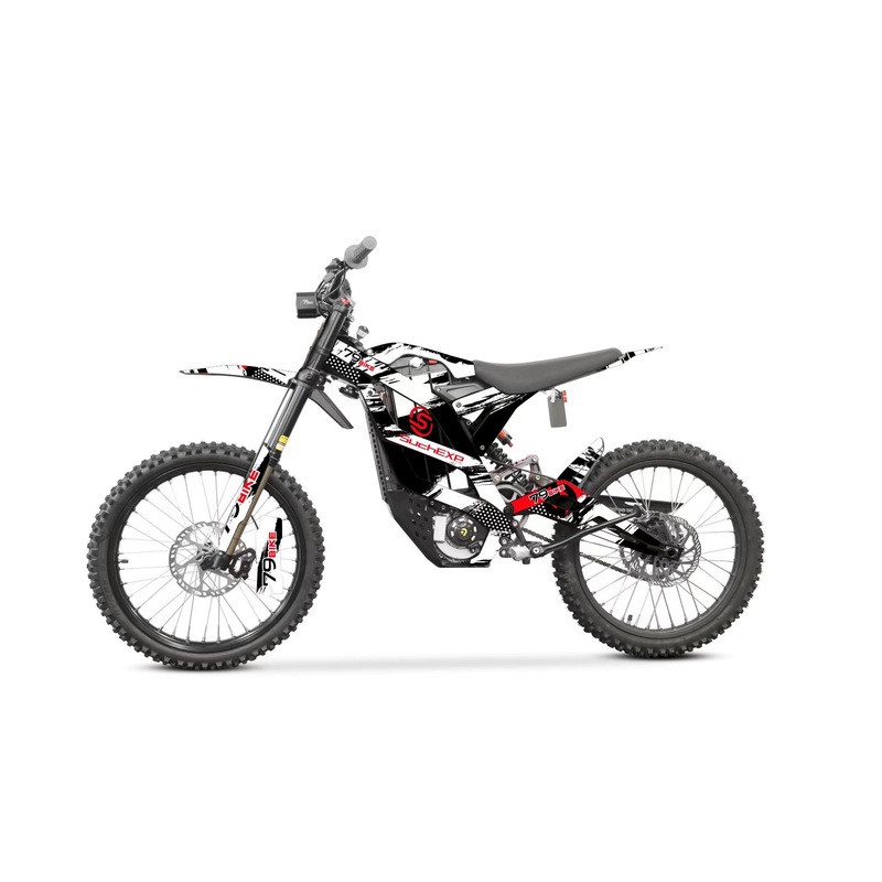 Electric Dirt Bike 80km/H 72V 35A 8000W 120km Range 19inch off Road Motorcycle