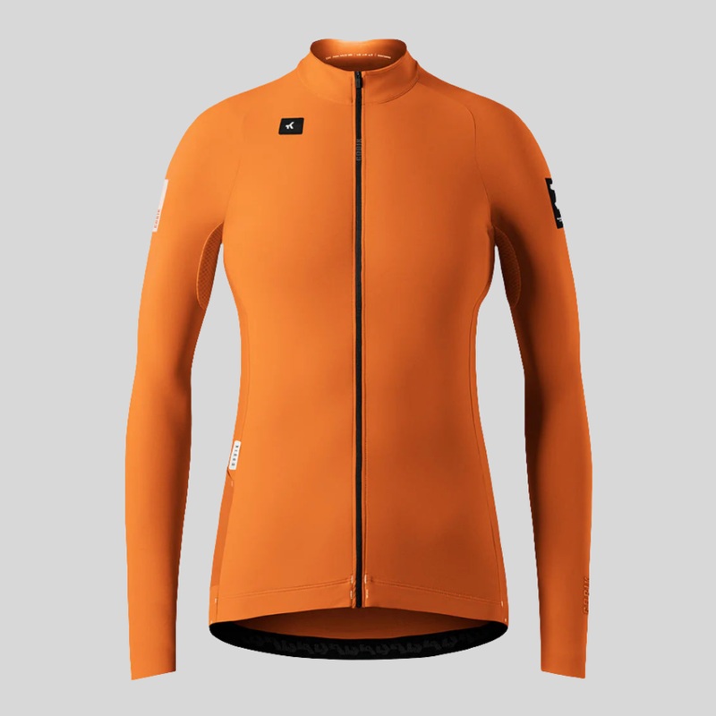 Maglia maniche lunghe donna Gobik Pacer Solid 2.0 Thai – Arancio