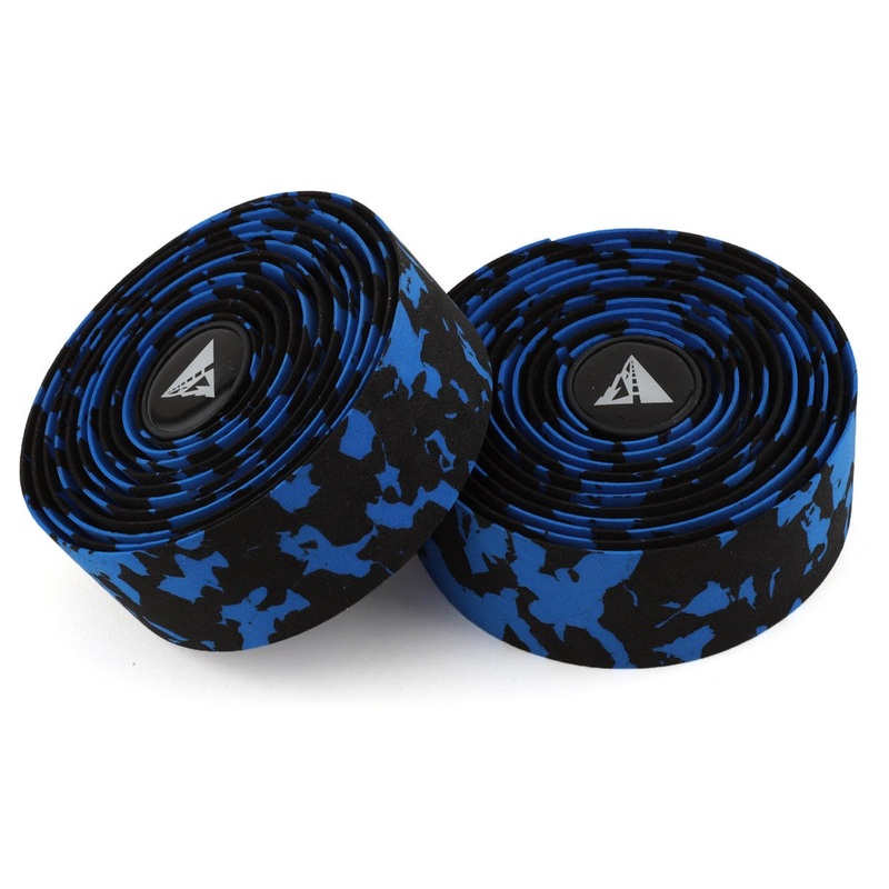 Profile Design Cork Wrap Handlebar Tape (Black/Blue Splash)