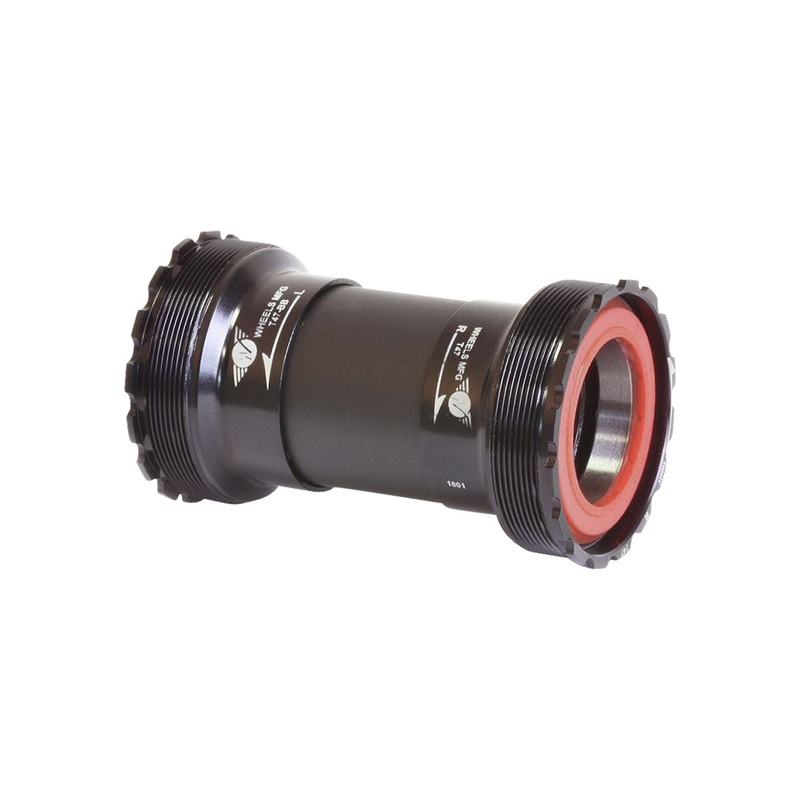 Wheels Manufacturing T47 Inboard Bottom Bracket – DUB Spindle ABEC-3 Bearing BLK