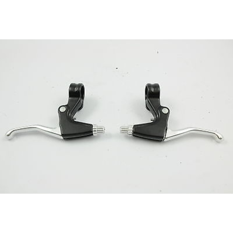 ALLOY V BRAKE LEVERS MOUNTAIN BIKE OR ANY BIKE 2 FINGER LEVER SALE PRICE
