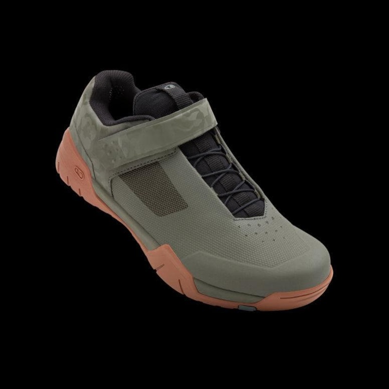 Crankbrothers Mallet E Speedlace – Camo Green – 8