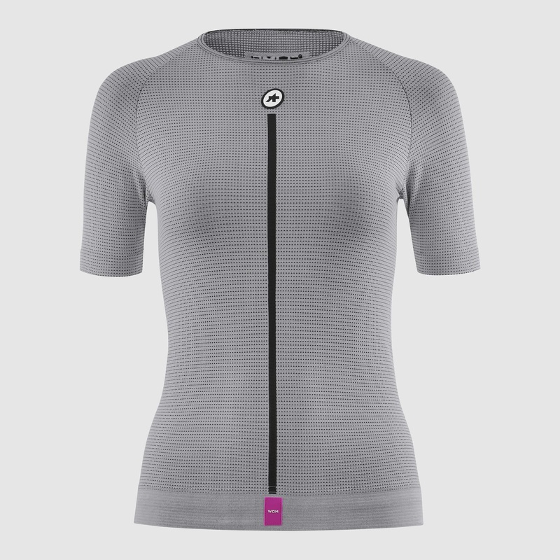 Maglia intima donna Assos Summer 1/3 Skin Layer P1 – Grigio