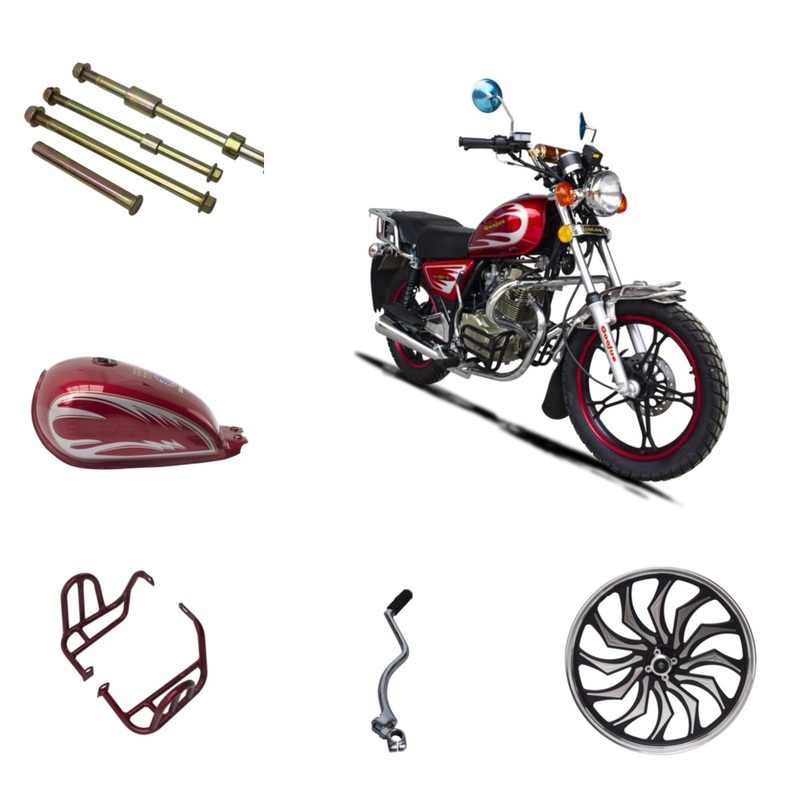Motorcycle Scooter Dirt Bike Bajaj Boxer Gn125 Cg Tvs for Honda YAMAHA Engine Body Spare Parts