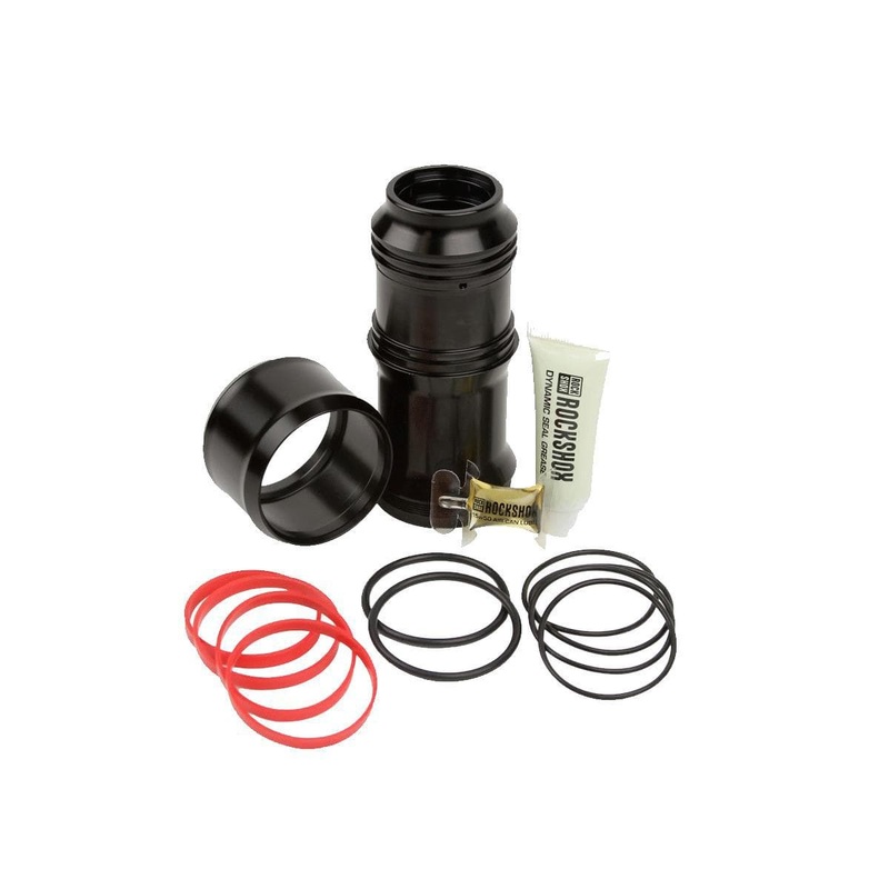 Rockshox Air Can Upgrade Kit – Megneg (Includes Air Can,Neg Volume Spacers, Seals, Grease, Oil & Decals) – Deluxe A1-B2/Super Deluxe A1-B2: Black 205/230X57.5-65Mm