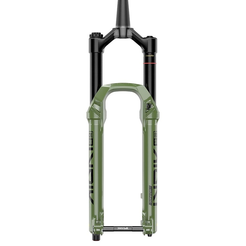 RockShox Lyrik Ultimate Charger 3 RC2 Suspension Fork – 27.5 160 mm 15 x 110 mm 44 mm Offset Green D1